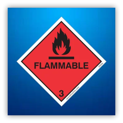 Flammable Sign